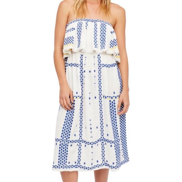 free people wild romance embroidered midi dress NWT Free People Wild Romance Embroidered Midi Dress Size XS Mauve